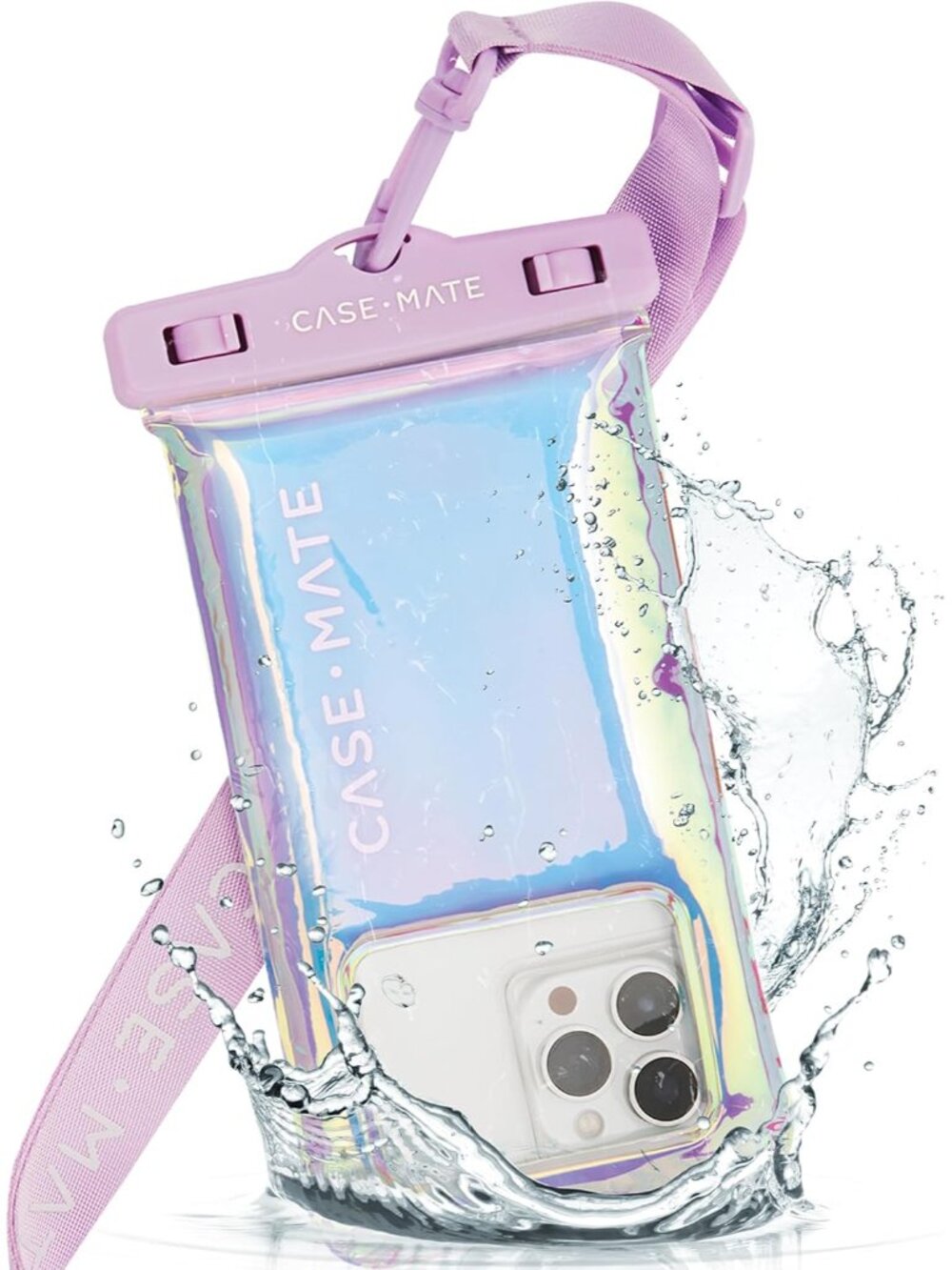 Soap Bubble IP68 Waterproof Phone Pouch - Iridescent